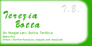 terezia botta business card